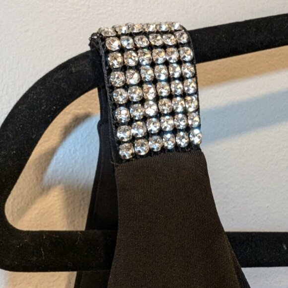 Lori Michaels Cold Shoulder Cocktail Dress Plus Size 3X Rhinestone Embellished - Picture 5 of 11